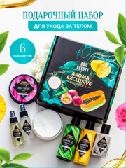 Подарочный косметический набор для ухода за волосами и телом AROMA EXCLUSIVE ТМ №2, Лекус