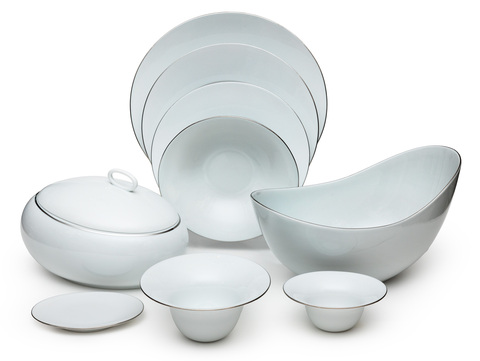 Салатник 2.4л Deshoulieres Epure Platine