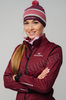 Элитный утеплённый лыжный костюм Nordski Pro Wine женский