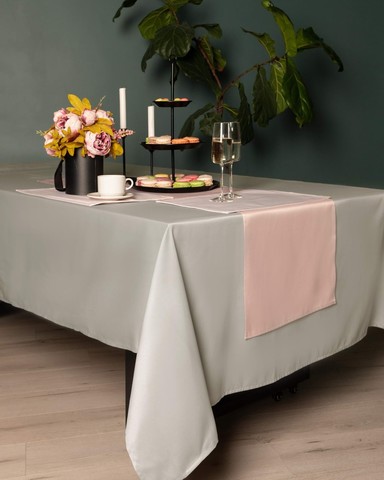 Скатерть круглая 160 Sofi De MarkO Серенити бежевая