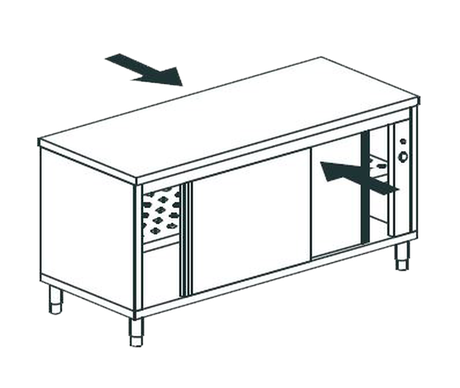 СТОЛ ТЕПЛОВОЙ APACH CHEF LINE LHC718SH2