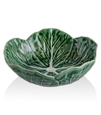 Салатник с резным краем Bordallo Pinheiro Капуста 15см