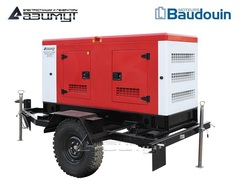 Дизельный генератор Азимут ЭД-50-Т400-2РКМ9 Baudouin на шасси в кожухе с автозапуском