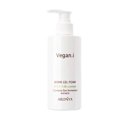 Гель-пенка для умывания  с 5 видами ферментированных экстрактов ARONYX Gel Foam Biome Vegan.I 200 мл