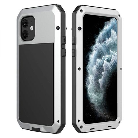 Чехол бронированный Taktik Extreme для iPhone 11 (Серебристый)