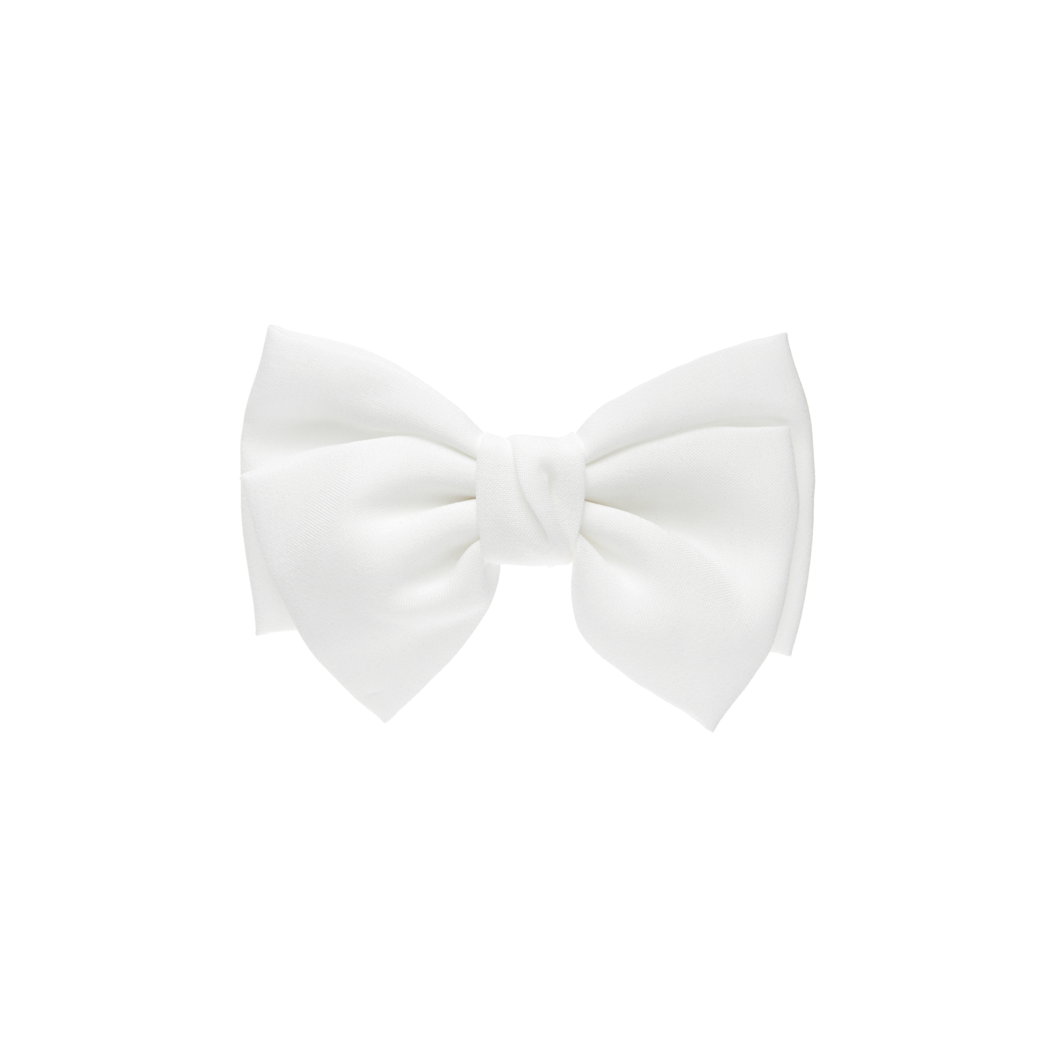 HOLLY JUNE Заколка Bow Hair Clip – White 1pc satin bow with clip women girls elegant bow tie hairpins vintage barrette bow hair clip prom headwear hair accessories party
