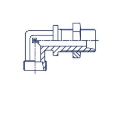 Соединение PD90 DS12 M20х1.5 (корпус) CAST