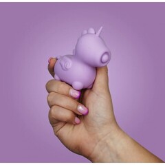 Вибромассажер Unihorn - Karma Lilac с функцией пульсации