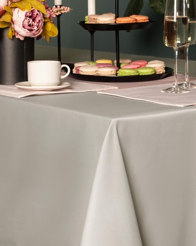 Скатерть круглая 160 Sofi De MarkO Серенити бежевая