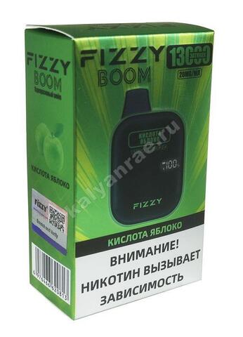 Fizzy Boom Кислое Яблоко 13000 затяжек