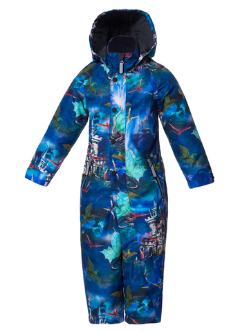 Комбинезон демисезонный для мальчика "Замок с драконами" AMADEO