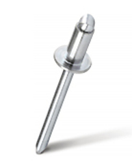 Заклепка вытяжная открытая MESSER Сталь/Сталь Стандартный бортик 6,0Х22 мм (Упаковка 50 шт.)