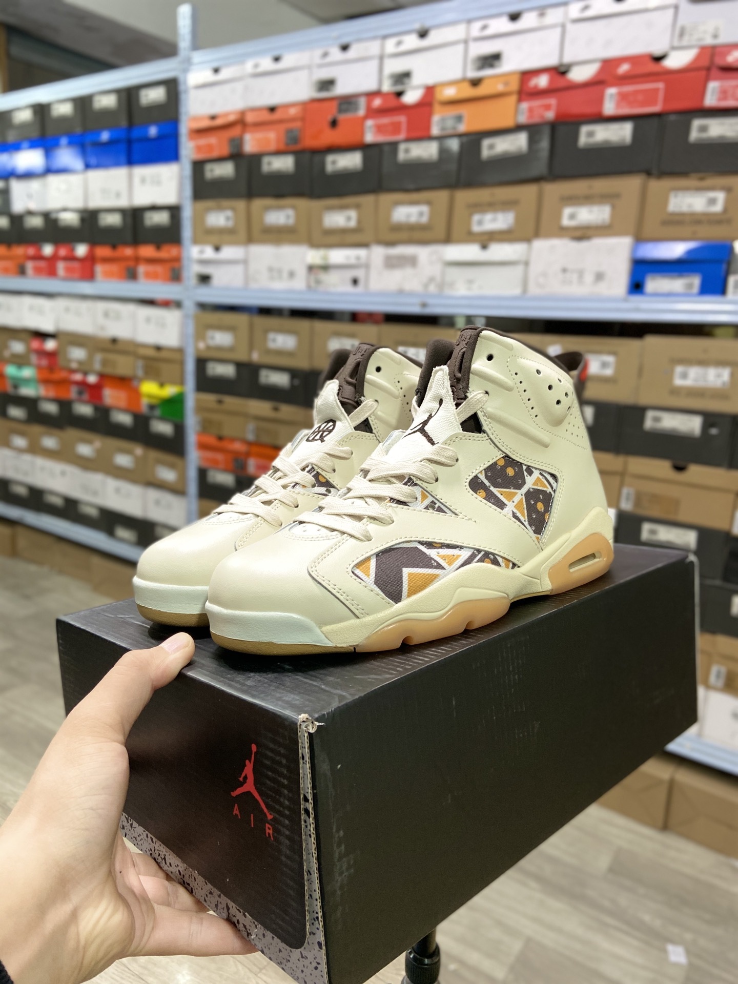 jordan 6 sail brown