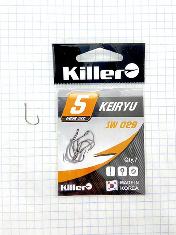 Крючок KILLER KEIRYU № 5 продажа от 10 шт.