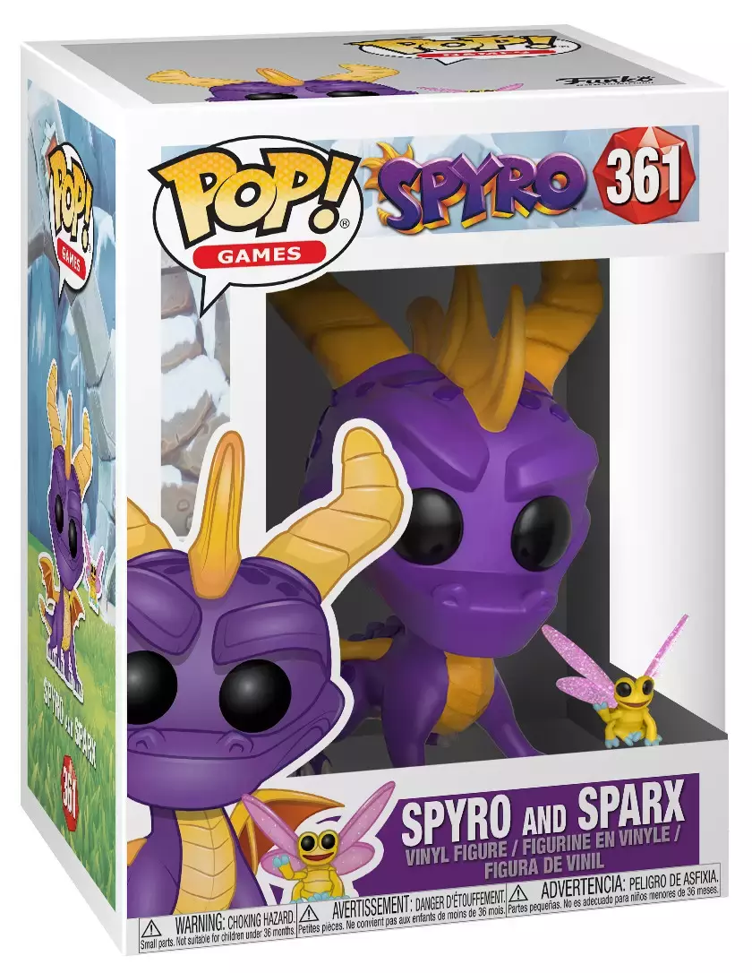 Фигурка Funko POP! Spyro the Dragon: Spyro х Sparx (361) – купить по  выгодной цене | Интернет-магазин комиксов 28oi.ru