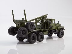 KRAZ-255L1 timber carrying trailer khaki  1:43 Legendary trucks USSR #54