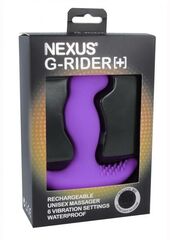 Фиолетовый вибромассажер простаты Nexus G-Rider+ - 12,6 см. - 