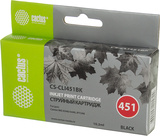 Картридж струйный Cactus CS-CLI451BK черный (12мл) для Canon MG6340, 5440, IP7240