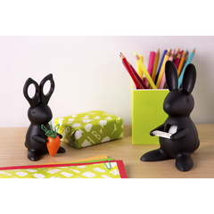 Диспенсер для скотча bunny, черный
