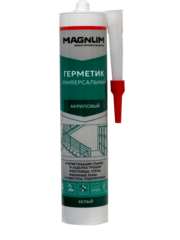 Герметик акриловый MAGNUM белый, 280мл (уп - 24шт)