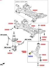 САЙЛЕНТБЛОК РЫЧАГА ПЕРЕДНЕГО ПЕРЕДНИЙ CRETA, i30 GD, CEED JD HYUNDAI / KIA