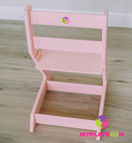 Растущий стульчик MYPLAYROOM™ к песочнице, розовый 9