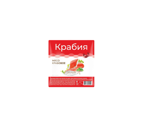Крабовое мясо Крабия 200г, шт