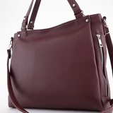 Сумка Саломея 281 гладкий бордо