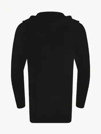 Кардиган с капюшоном из шелка