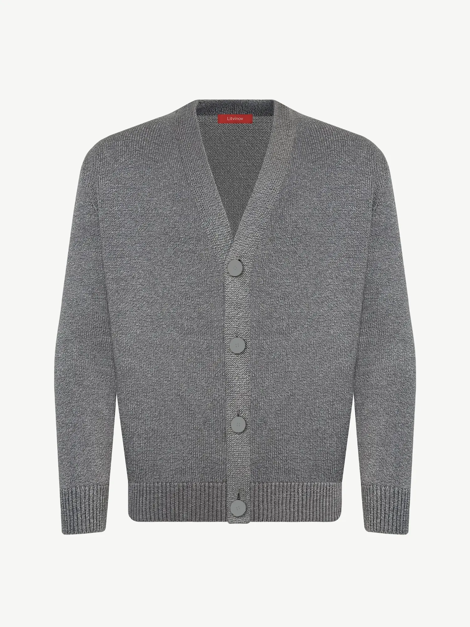 Кардиган с пуговицами из шелка