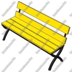 СКАМЬЯ "ПАНЬЕ" МАФ-15.3.03