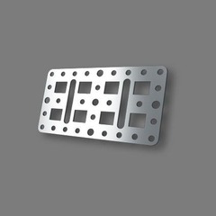 Плата монтажная оцинкованная MPZU.11.06