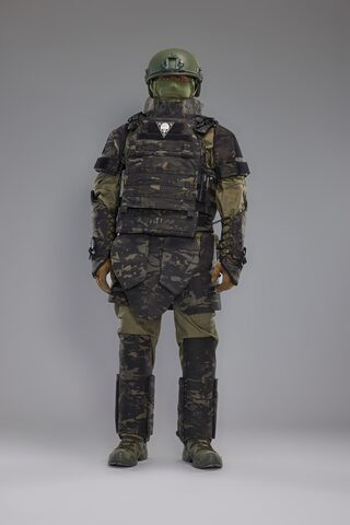 Бронежилет ВОЕВОДА 14/23 БМДШ+ Варяг Черный мультикам