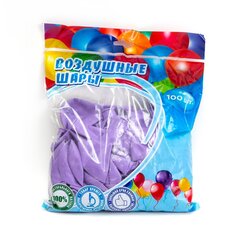 
          Шар воздушный пастель Alingar, №12, фиолетовый, 100шт/уп, пакет с европодвесом