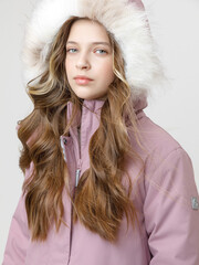 пальто  для девочки  ВК 38107/10 ГР