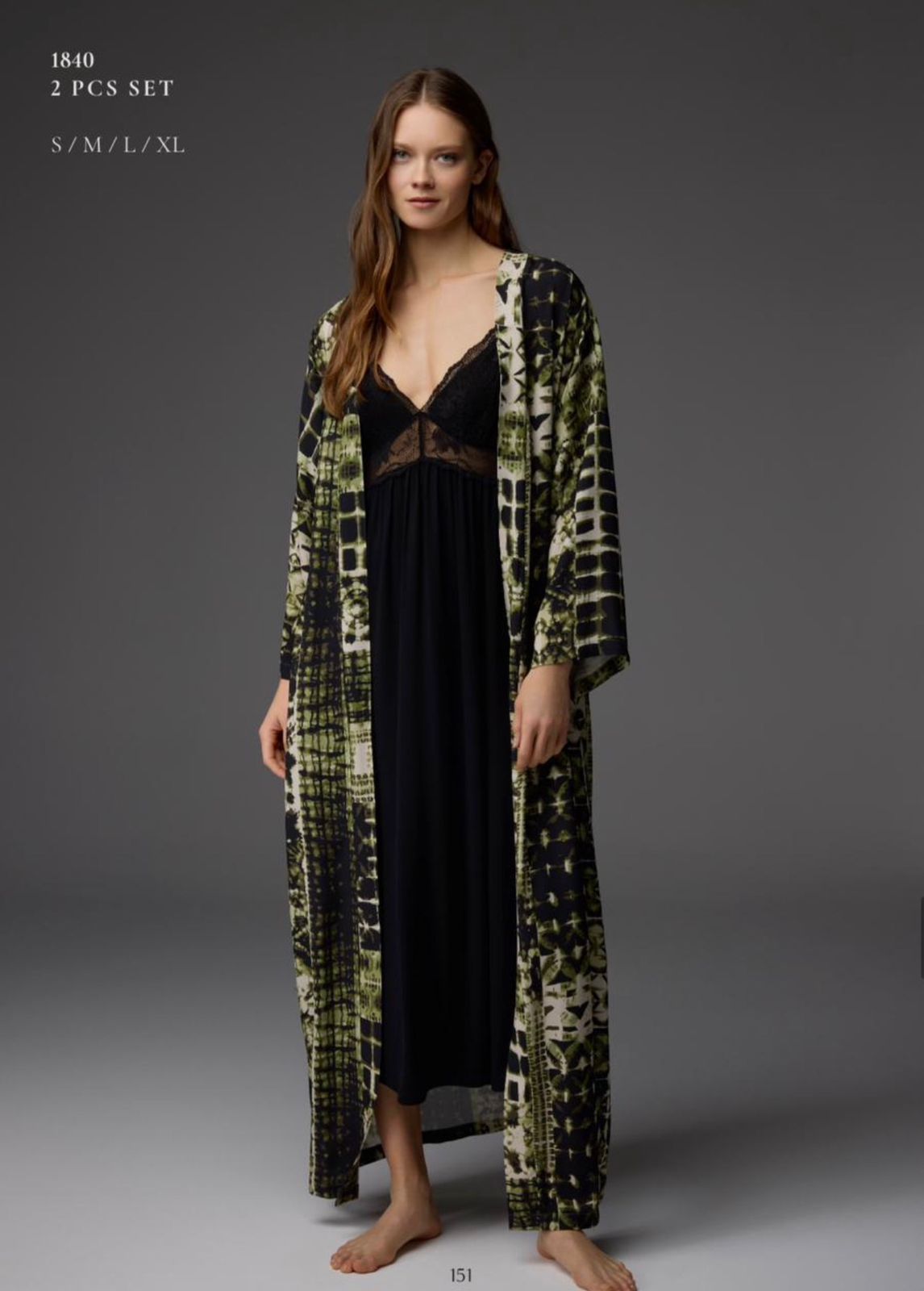 BONJOUR Сорочка Халат черн