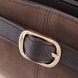 Сумка Саломея 215 эко-замша шоколад