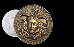 Силиконовый молд Медуза Горгона в рамке № 0739