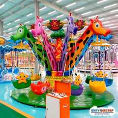 Подвесная карусель «Воздушная мечта», 12 мест, 5×5×4,5 м