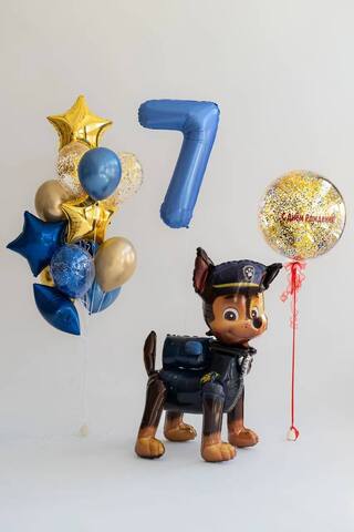 Сет гелиевых шаров Щенячий Патруль Чейз