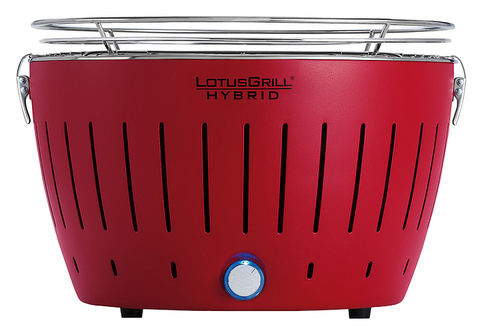 Гриль бездымный LotusGrill Hybrid Classic красный