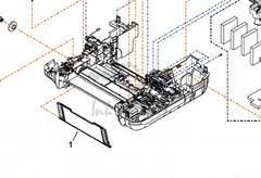 Canon - QM4-2256 - Paper Output Support Tray (Front of Printer)