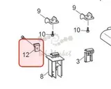 LS1690001 Петля поддержки левого шарнира Brother DCP7010/L (O)