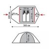 Картинка палатка туристическая Tramp TRT-22 серый - 2