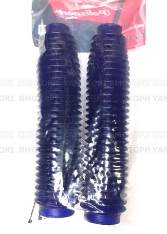 Гофры пыльники вилки Polisport синий 350Х41 TTR250 XR250 DR250 DJEBEL