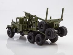 KRAZ-255L1 timber carrying trailer khaki  1:43 Legendary trucks USSR #54