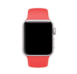 Силиконовый ремешок Sport Band 42 мм / 44 мм / 45 мм / 49 мм для Apple Watch (Красный)
