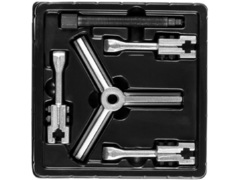 ЗУБР внешний d 30 - 130 мм, внутренний d 70 - 180 мм, раздвижной трехзахватный съемник, Профессионал (43312-180-090)