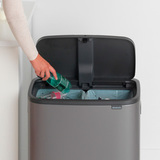 Мусорный бак Touch Bin Bo 2 х 30 л, артикул 221521, производитель - Brabantia, фото 6