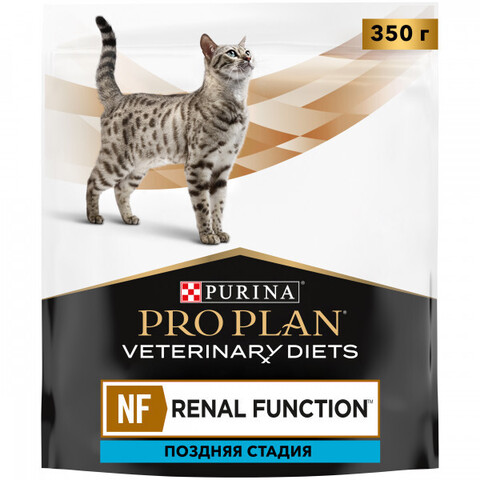 Purina Pro Plan Veterinary Diet NF сухой корм для кошек при поздней стадии патологии почек 350г